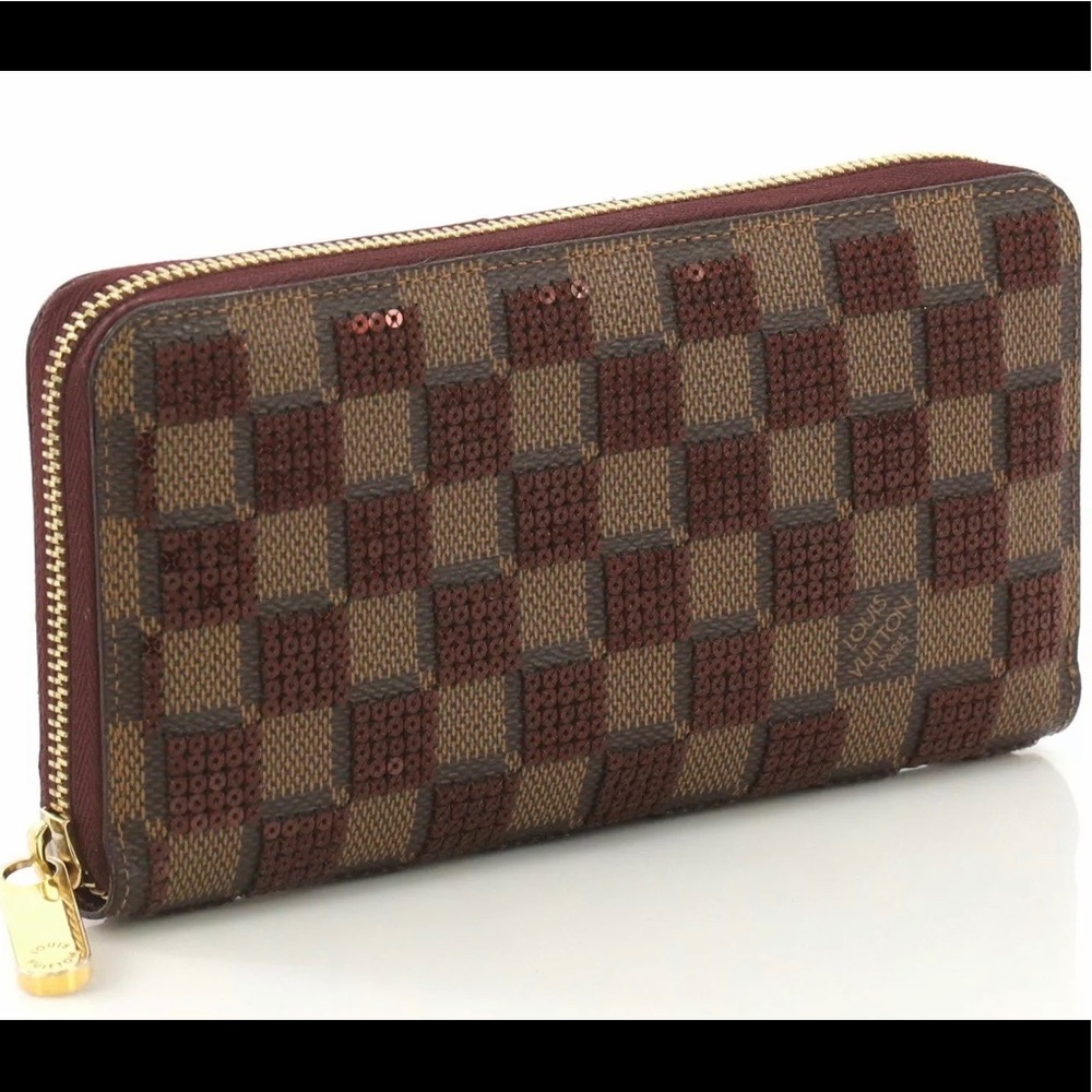 Louis Vuitton Damier Paillettes Sequin wallet